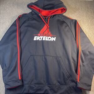 Team Ektelon Men’s Pullover Hoodie Sweatshirt Black Racquetball XL